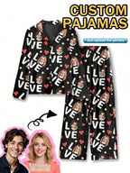 Custom Face Short Pajama Set – Women's (SY007)