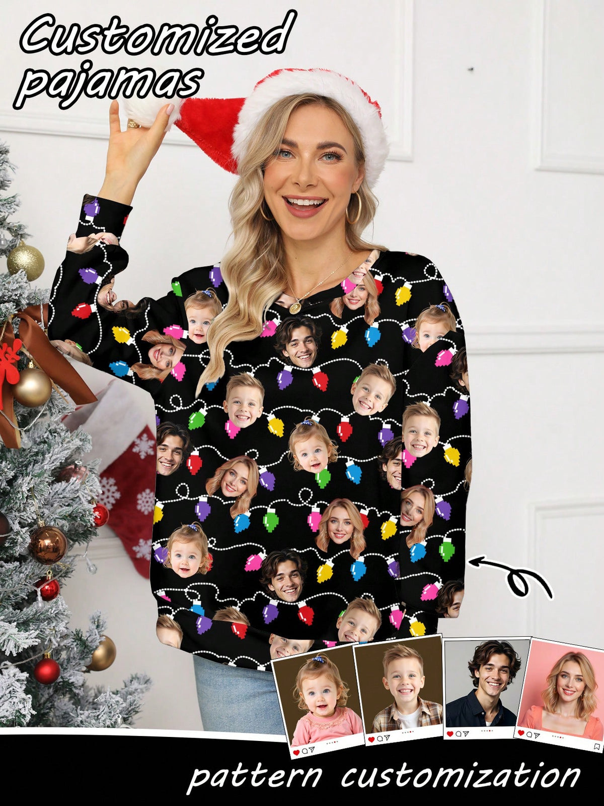Custom Face Flannel Robe – Women's (SY048)