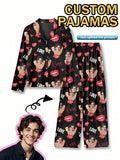 Custom Face Long Pajama Set – Men's (PM88)