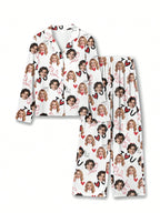 Custom Face Short Pajama Set – Women's (SY009)