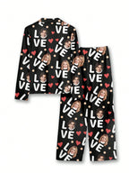 Custom Face Short Pajama Set – Women's (SY007)