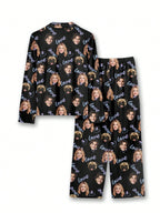 Custom Face Long Pajama Set – Women's (SY034)