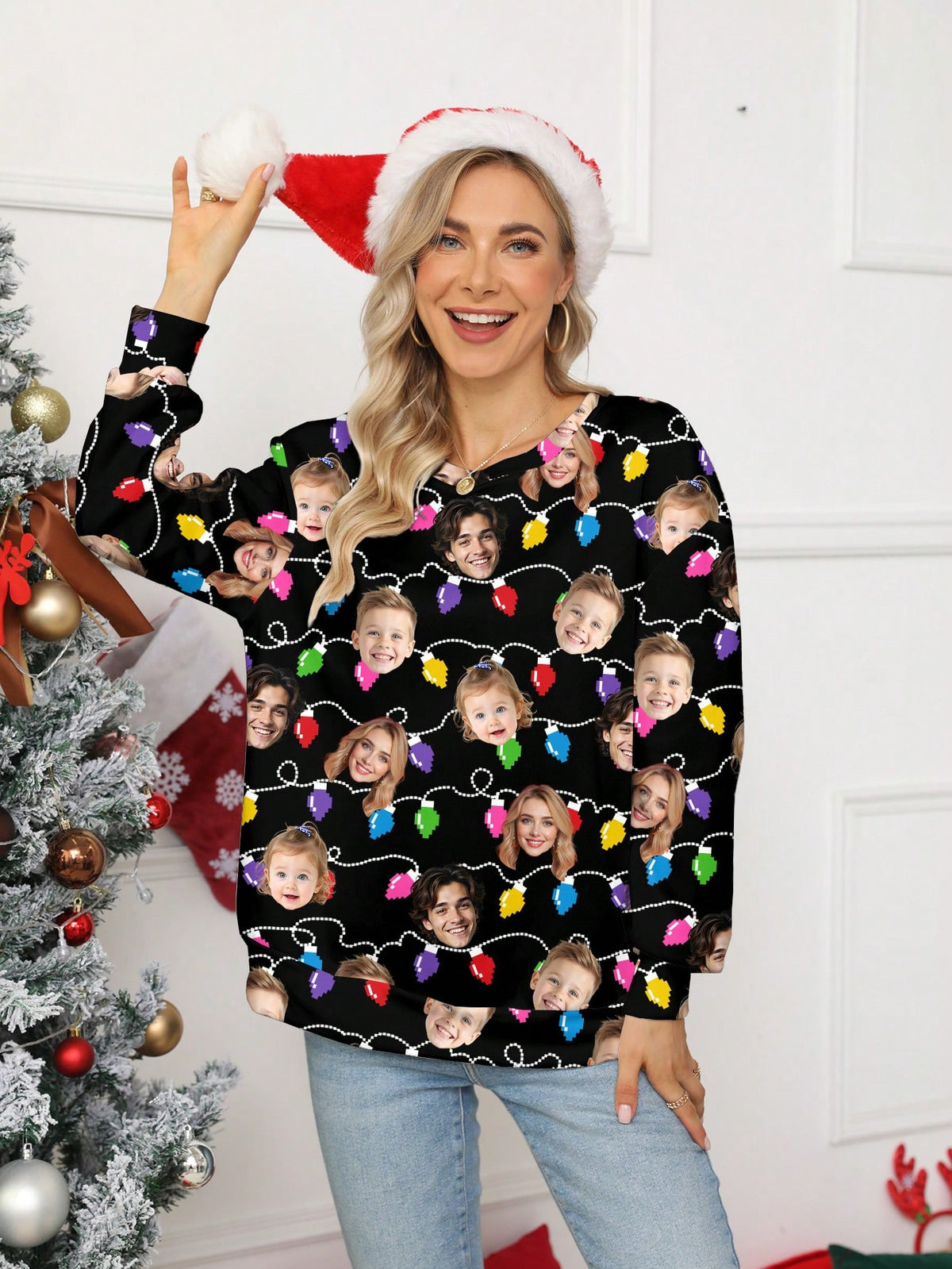 Custom Face Flannel Robe – Women's (SY048)